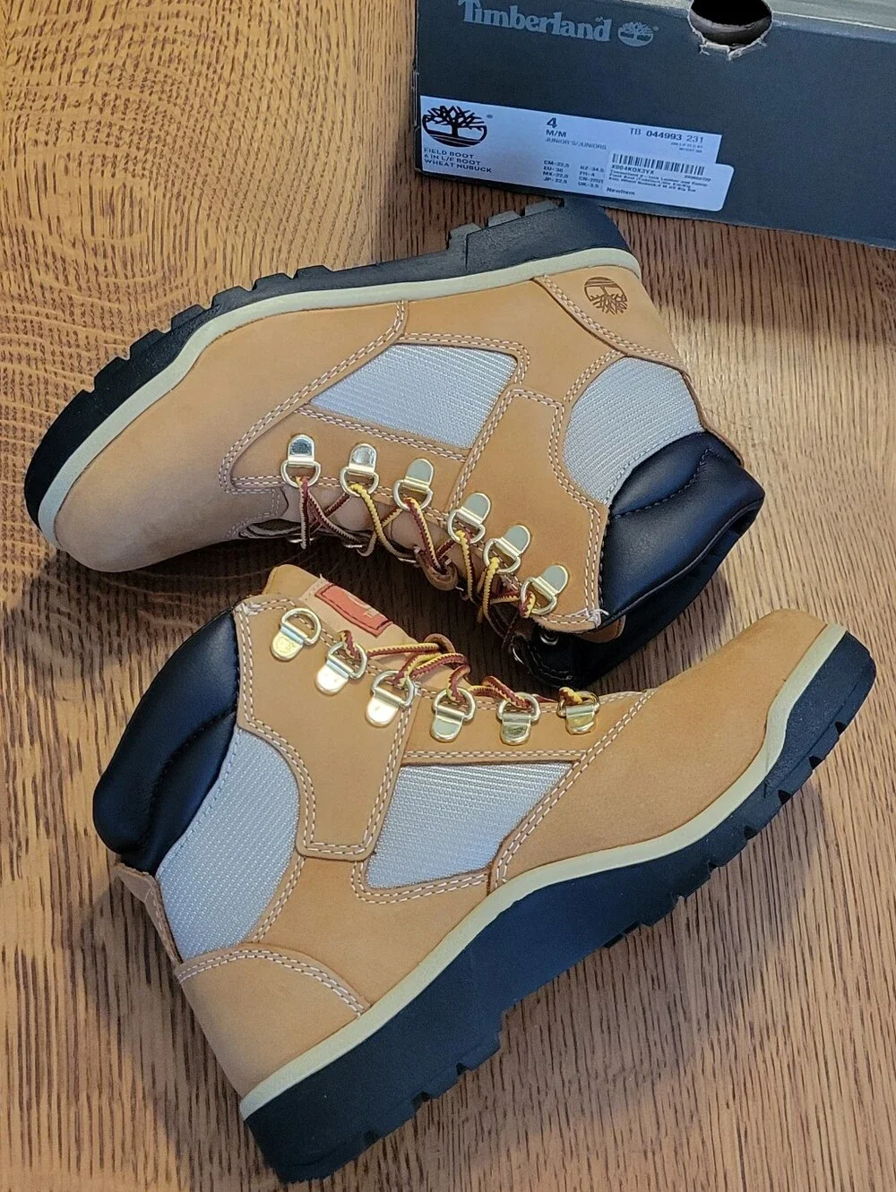 Timberland Field Boot 6 in Leather & Fabric - Wheat Nubuck
